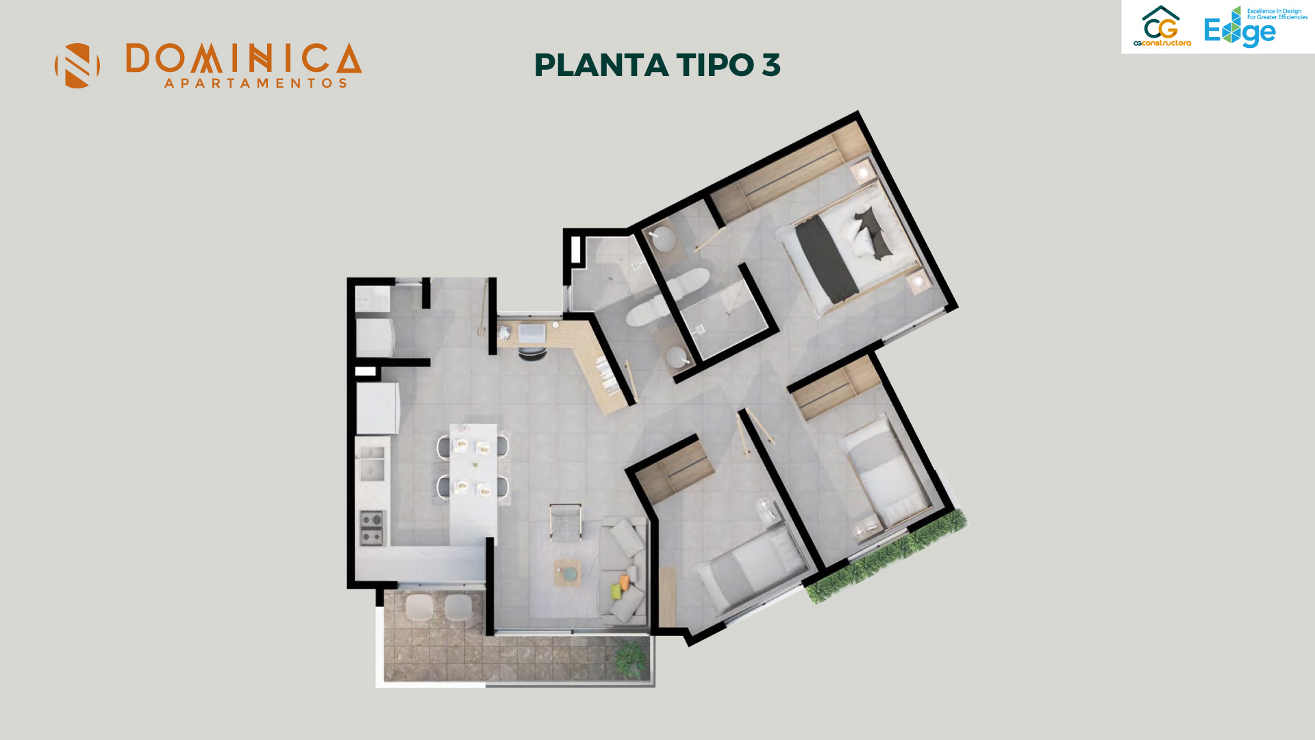 Dominica — Planta Tipo 3